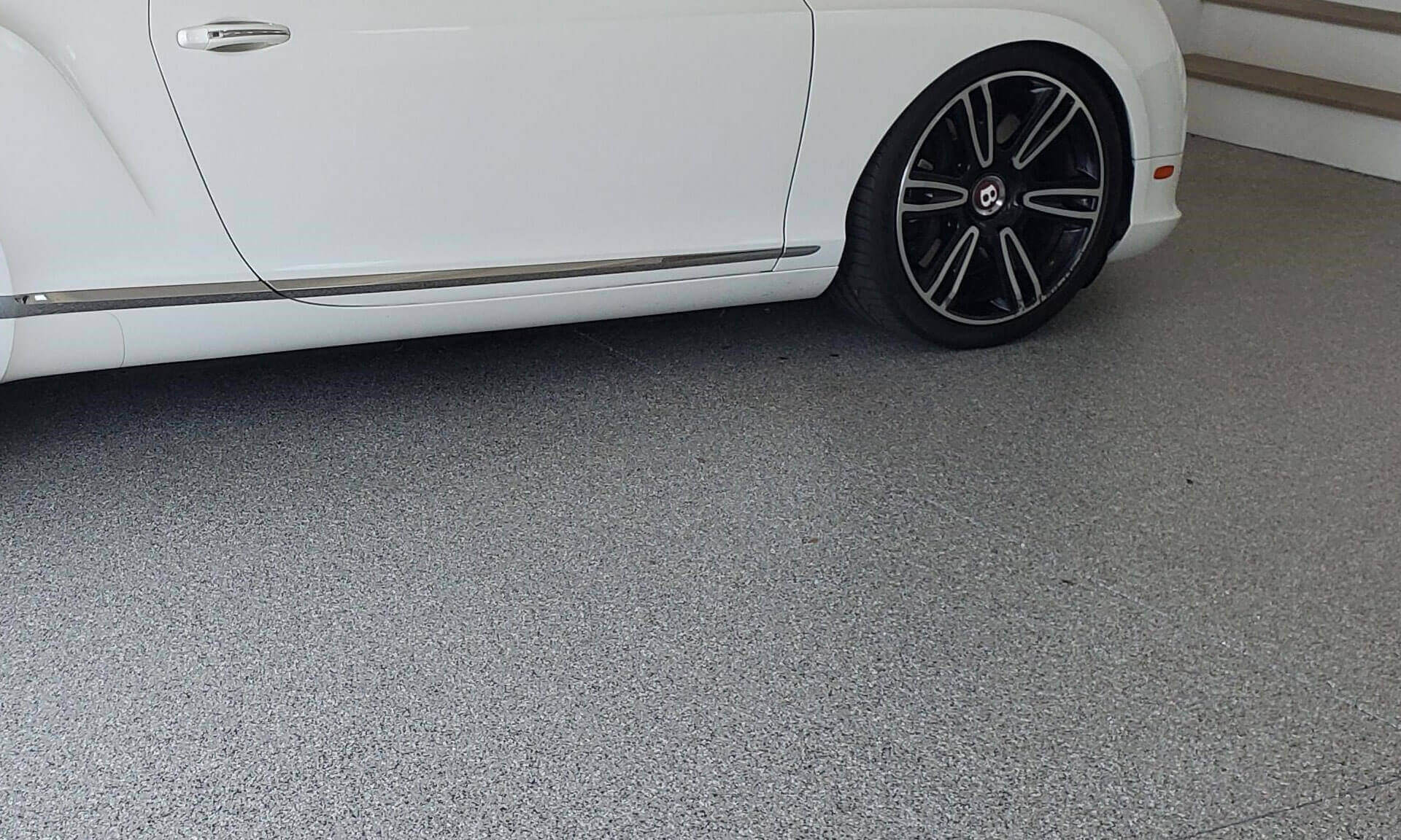 Car On Garage Floor